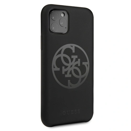 Kup Guess Apple Tasche GUHCN58LS4GBK iPhone 11 Pro schwarz/schwarz Hartschale Silikon 4G Tone On Tone - GUE163BLK - {ean13} - Sklep Home Screen
