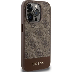 Kup Etui Guess GUHCP15XG4GLBR Apple iPhone 15 Pro Max hardcase 4G Stripe Collection brązowy/brown - GUE3301 - {ean13} - Sklep Home Screen
