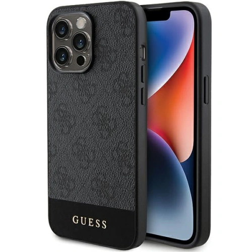 Kup Etui Guess GUHCP15XG4GLGR Apple iPhone 15 Pro Max hardcase 4G Stripe Collection šedý/grey - GUE3302 - {ean13} - Sklep Home Screen