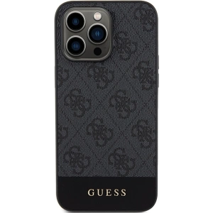 Kup Case Guess GUHCP15XG4GLGR Apple iPhone 15 Pro Max Hardcase 4G Stripe Collection grau/grey - GUE3302 - {ean13} - Sklep Home Screen