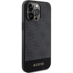 Kup Case Guess GUHCP15XG4GLGR Apple iPhone 15 Pro Max Hardcase 4G Stripe Collection grau/grey - GUE3302 - {ean13} - Sklep Home Screen