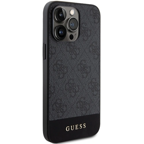 Kup Etui Guess GUHCP15XG4GLGR Apple iPhone 15 Pro Max hardcase 4G Stripe Collection szary/grey - GUE3302 - {ean13} - Sklep Home Screen