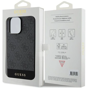 Kup Case Guess GUHCP15XG4GLGR Apple iPhone 15 Pro Max Hardcase 4G Stripe Collection grau/grey - GUE3302 - {ean13} - Sklep Home Screen