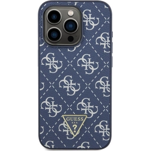 Buy Guess GUHCP15XPG4GPB Apple iPhone 15 Pro Max hardcase 4G Triangle Metal Logo blue - GUE3303 - {ean13} - Home Screen Store Europe