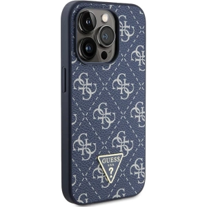 Buy Guess GUHCP15XPG4GPB Apple iPhone 15 Pro Max hardcase 4G Triangle Metal Logo blue - GUE3303 - {ean13} - Home Screen Store Europe