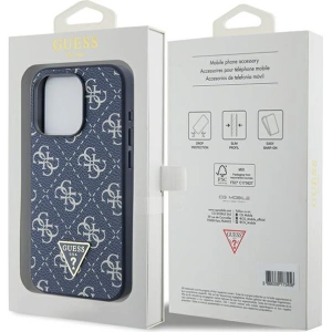 Buy Guess GUHCP15XPG4GPB Apple iPhone 15 Pro Max hardcase 4G Triangle Metal Logo blue - GUE3303 - {ean13} - Home Screen Store Europe