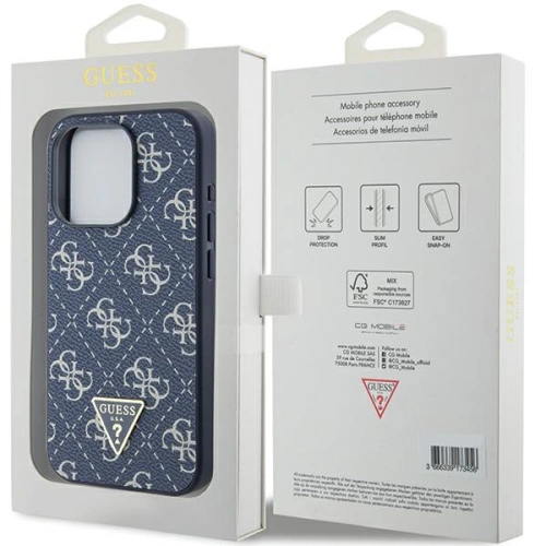 Kup Etui Guess GUHCP15XPG4GPB Apple iPhone 15 Pro Max hardcase 4G Triangle Metal Logo niebieski/blue - GUE3303 - {ean13} - Sklep Home Screen