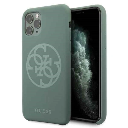 Kup Etui Guess GUHCN58LS4GKA Apple iPhone 11 Pro khaki tvrdý kryt silikonový 4G Tone On Tone - GUE164KHA - {ean13} - Sklep Home Screen