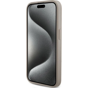 Buy Guess GUHCP15XPG4GPH Apple iPhone 15 Pro Max hardcase 4G Triangle Metal Logo white - GUE3304 - {ean13} - Home Screen Store Europe