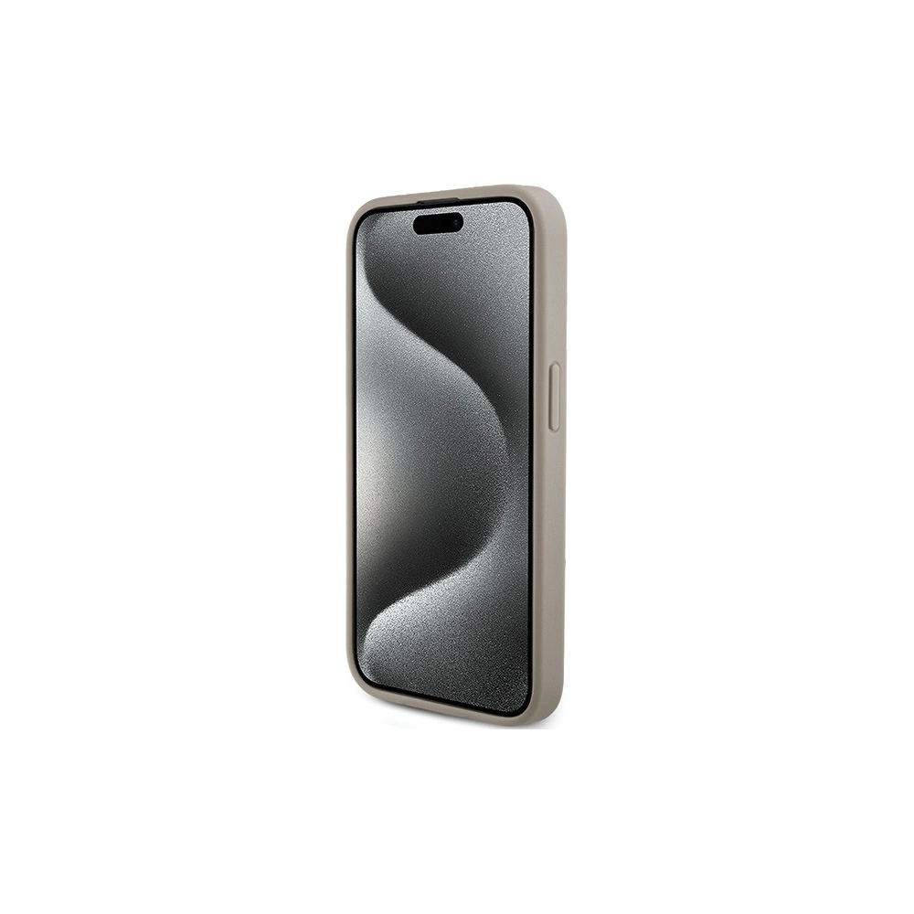 Etui Guess GUHCP15XPG4GPH Apple iPhone 15 Pro Max hardcase 4G Triangle Metal Logo biały/white