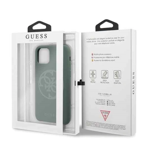 Kup Etui Guess GUHCN58LS4GKA Apple iPhone 11 Pro khaki tvrdý kryt silikonový 4G Tone On Tone - GUE164KHA - {ean13} - Sklep Home Screen