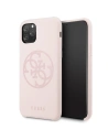 Kup Guess Apple Case GUHCN58LS4GLP iPhone 11 Pro hellrosa/hellrosa Hartschalenetui Silikon 4G Tone On Tone - GUE165PNK - {ean13} - Sklep Home Screen