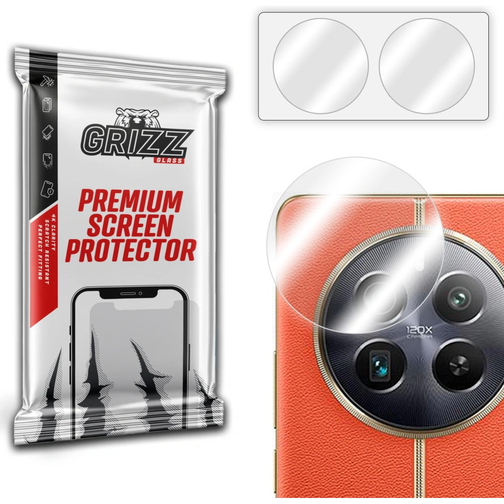 Szkło na aparat GrizzGlass HybridGlass Camera do Realme 12 Pro Plus