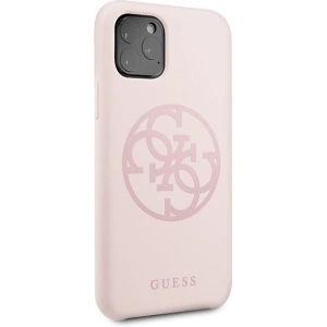 Kup Etui Guess GUHCN58LS4GLP Apple iPhone 11 Pro roz light/jasnorozowy hard case Silicone 4G Tone On Tone - GUE165PNK - {ean13} - Sklep Home Screen