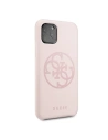 Kup Etui Guess GUHCN58LS4GLP Apple iPhone 11 Pro light pink/jasnoróżowy hard case Silicone 4G Tone On Tone - GUE165PNK - {ean13} - Sklep Home Screen