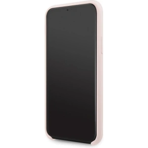 Kup Etui Guess GUHCN58LS4GLP Apple iPhone 11 Pro light pink/jasnoróżowy hard case Silicone 4G Tone On Tone - GUE165PNK - {ean13} - Sklep Home Screen