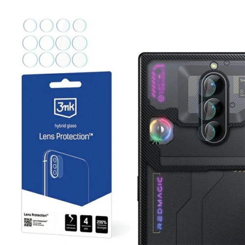 Kup Hibrid üveg a fényképezőgép objektívéhez 3MK Lens Protect Nubia Red Magic 8 Pro / 8 Pro+ / 8s Pro [4 PACK] - 3MK5678 - {ean13} - Sklep Home Screen