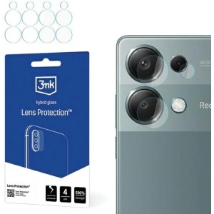 Kup Szkło hybrydowe na obiektyw aparatu 3MK Lens Protection Xiaomi Redmi Note 13 Pro 4G / LTE / 14S [4 PACK] - 3MK5686 - {ean13} - Sklep Home Screen