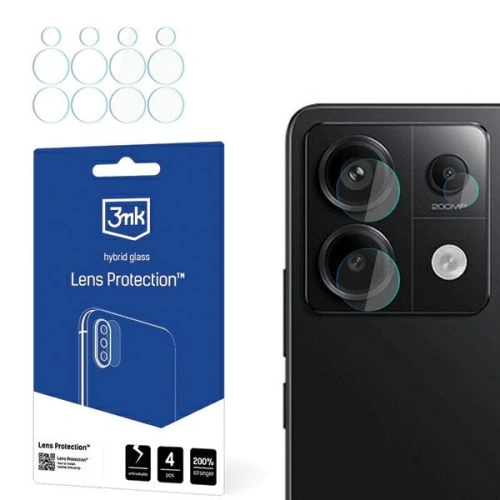 Kup Sticlă hibridă pentru obiectivul aparatului 3MK Lens Protect Xiaomi Redmi Note 13 Pro 5G [4 PACK] - 3MK5687 - {ean13} - Sklep Home Screen