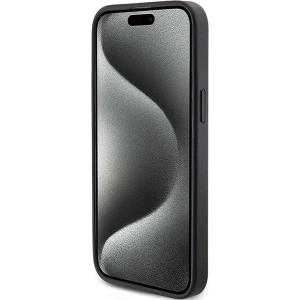 Buy Guess GUHCP15XPG4GPK Apple iPhone 15 Pro Max hardcase 4G Triangle Metal Logo black - GUE3305 - {ean13} - Home Screen Store Europe