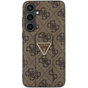 Buy Guess GUHCS24LPGS4TDW Samsung Galaxy S24 Ultra hardcase Grip Stand 4G Triangle Strass brown - GUE3306 - {ean13} - Home Screen Store Europe
