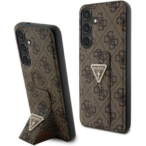 Kup Etui Guess GUHCS24MPGS4TDW Samsung Galaxy S24+ Plus hardcase Grip Stand 4G Triangle Strass brązowy/brown - GUE3307 - {ean13} - Sklep Home Screen