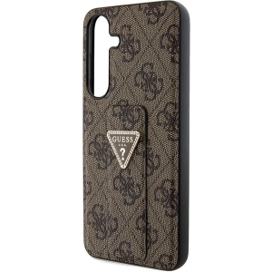 Kup Etui Guess GUHCS24MPGS4TDW Samsung Galaxy S24+ Plus hardcase Grip Stand 4G Triangle Strass brązowy/brown - GUE3307 - {ean13} - Sklep Home Screen