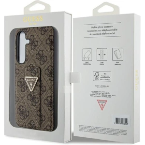 Kup Etui Guess GUHCS24MPGS4TDW Samsung Galaxy S24+ Plus hardcase Grip Stand 4G Triangle Strass brązowy/brown - GUE3307 - {ean13} - Sklep Home Screen