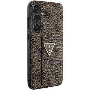 Kup Etui Guess GUHCS24SPGS4TDW Samsung Galaxy S24 hardcase Grip Stand 4G Triangle Strass brązowy/brown - GUE3308 - {ean13} - Sklep Home Screen