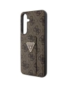Kup Etui Guess GUHCS24SPGS4TDW Samsung Galaxy S24 hardcase Grip Stand 4G Triangle Strass brązowy/brown - GUE3308 - {ean13} - Sklep Home Screen