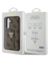 Kup Etui Guess GUHCS24SPGS4TDW Samsung Galaxy S24 hardcase Grip Stand 4G Triangle Strass brązowy/brown - GUE3308 - {ean13} - Sklep Home Screen