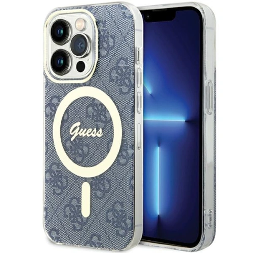 Kup Etui Guess GUHMP15LH4STB Apple iPhone 15 Pro hardcase IML 4G MagSafe modrý/blue - GUE3309 - {ean13} - Sklep Home Screen
