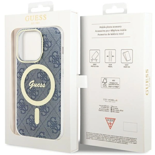 Kup Etui Guess GUHMP15LH4STB Apple iPhone 15 Pro hardcase IML 4G MagSafe modrý/blue - GUE3309 - {ean13} - Sklep Home Screen