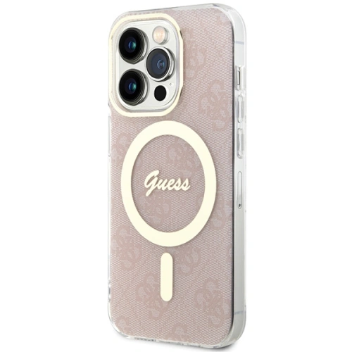 Kup Case Guess GUHMP15LH4STP Apple iPhone 15 Pro Hardcase IML 4G MagSafe rosa/pink - GUE3310 - {ean13} - Sklep Home Screen