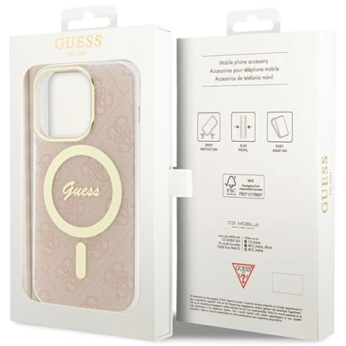 Kup Case Guess GUHMP15LH4STP Apple iPhone 15 Pro Hardcase IML 4G MagSafe rosa/pink - GUE3310 - {ean13} - Sklep Home Screen