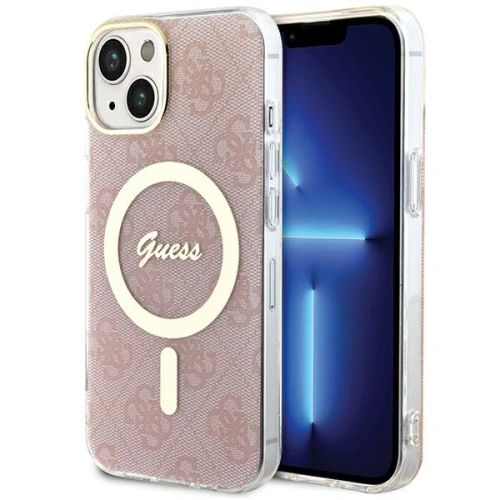 Kup Etui Guess GUHMP15SH4STP Apple iPhone 15 / 14 / 13 hardcase IML 4G MagSafe rózsaszín/pink - GUE3312 - {ean13} - Sklep Home Screen