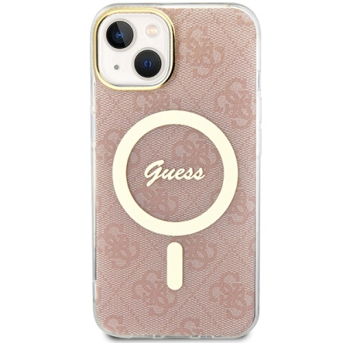 Kup Etui Guess GUHMP15SH4STP Apple iPhone 15 / 14 / 13 hardcase IML 4G MagSafe rózsaszín/pink - GUE3312 - {ean13} - Sklep Home Screen