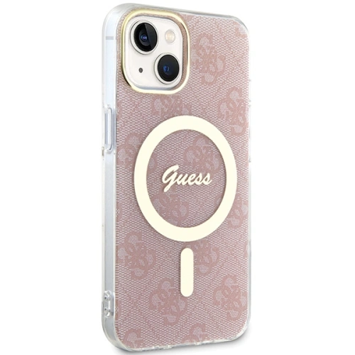 Kup Etui Guess GUHMP15SH4STP Apple iPhone 15 / 14 / 13 hardcase IML 4G MagSafe różowy/pink - GUE3312 - {ean13} - Sklep Home Screen
