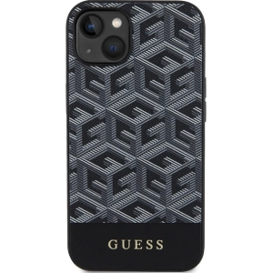 Buy Guess GUHMP15SHGCFSEK Apple iPhone 15 / 14 / 13 hardcase GCube Stripes MagSafe black - GUE3313 - {ean13} - Home Screen Store Europe
