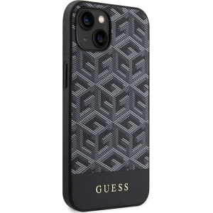Buy Guess GUHMP15SHGCFSEK Apple iPhone 15 / 14 / 13 hardcase GCube Stripes MagSafe black - GUE3313 - {ean13} - Home Screen Store Europe