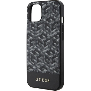 Buy Guess GUHMP15SHGCFSEK Apple iPhone 15 / 14 / 13 hardcase GCube Stripes MagSafe black - GUE3313 - {ean13} - Home Screen Store Europe
