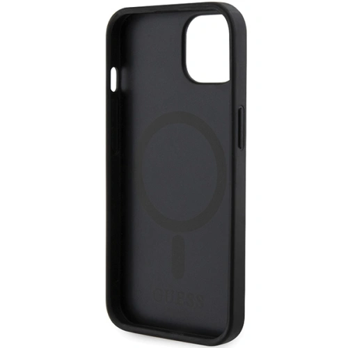 Buy Guess GUHMP15SHGCFSEK Apple iPhone 15 / 14 / 13 hardcase GCube Stripes MagSafe black - GUE3313 - {ean13} - Home Screen Store Europe