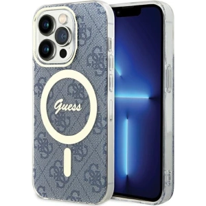Kup Etui Guess GUHMP15XH4STB Apple iPhone 15 Pro Max hardcase IML 4G MagSafe albastru/blue - GUE3314 - {ean13} - Sklep Home Screen