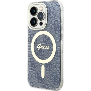 Kup Etui Guess GUHMP15XH4STB Apple iPhone 15 Pro Max hardcase IML 4G MagSafe kék/blue - GUE3314 - {ean13} - Sklep Home Screen