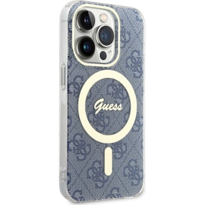 Kup Case Guess GUHMP15XH4STB Apple iPhone 15 Pro Max Hardcase IML 4G MagSafe blau/blue - GUE3314 - {ean13} - Sklep Home Screen