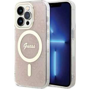 Kup Etui Guess GUHMP15XH4STP Apple iPhone 15 Pro Max hardcase IML 4G MagSafe różowy/pink - GUE3315 - {ean13} - Sklep Home Screen