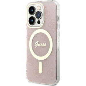 Kup Etui Guess GUHMP15XH4STP Apple iPhone 15 Pro Max hardcase IML 4G MagSafe różowy/pink - GUE3315 - {ean13} - Sklep Home Screen