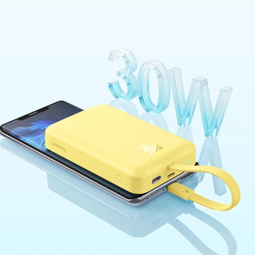 Kup Baseus Magnetic Mini Power Bank 10000mAh 30W USB-C vezeték nélküli MagSafe töltéssel + beépített USB-C kábel - BSU4847 - {ean13} - Sklep Home Screen
