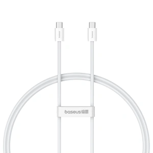 Buy Baseus Superior Series ll USB-C / USB-C cable 30W 480Mb/s 1m white - BSU4848 - {ean13} - Home Screen Store Europe