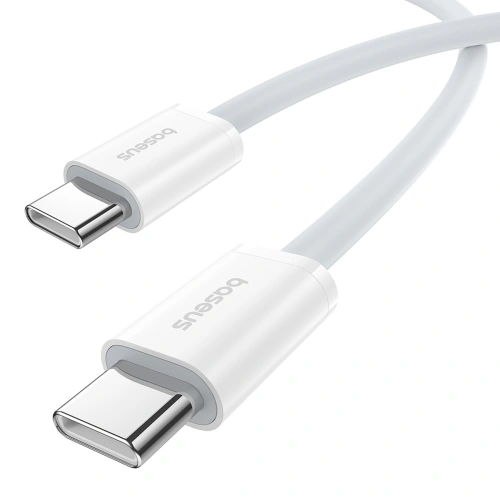 Kup Cablul Baseus Superior Series ll USB-C / USB-C 30W 480Mb/s 1m alb - BSU4848 - {ean13} - Sklep Home Screen